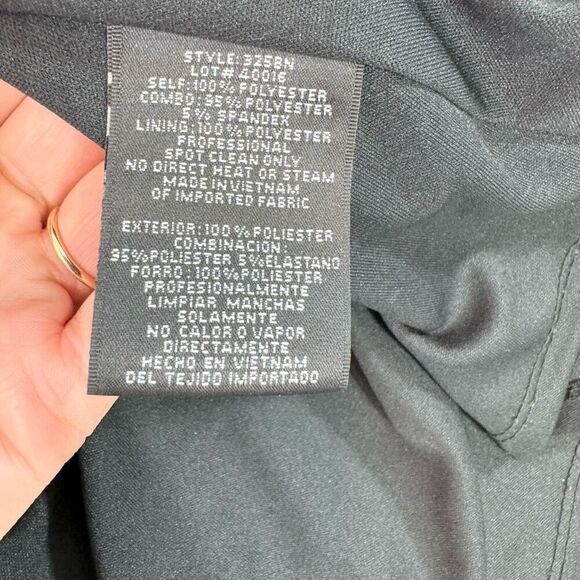 Blondie Nites by Stacy Sklar Skirt Women 1 Black Floral Print Midi A-Line Clean - Picture 4 of 9